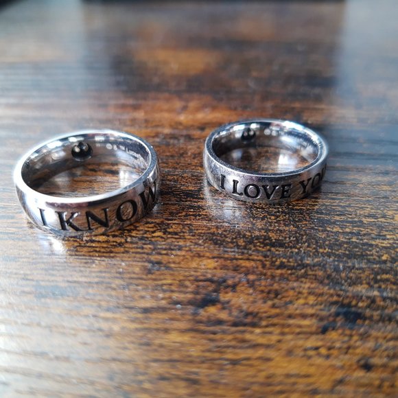 Star wars i love you / I know ring set - Picture 1 of 4